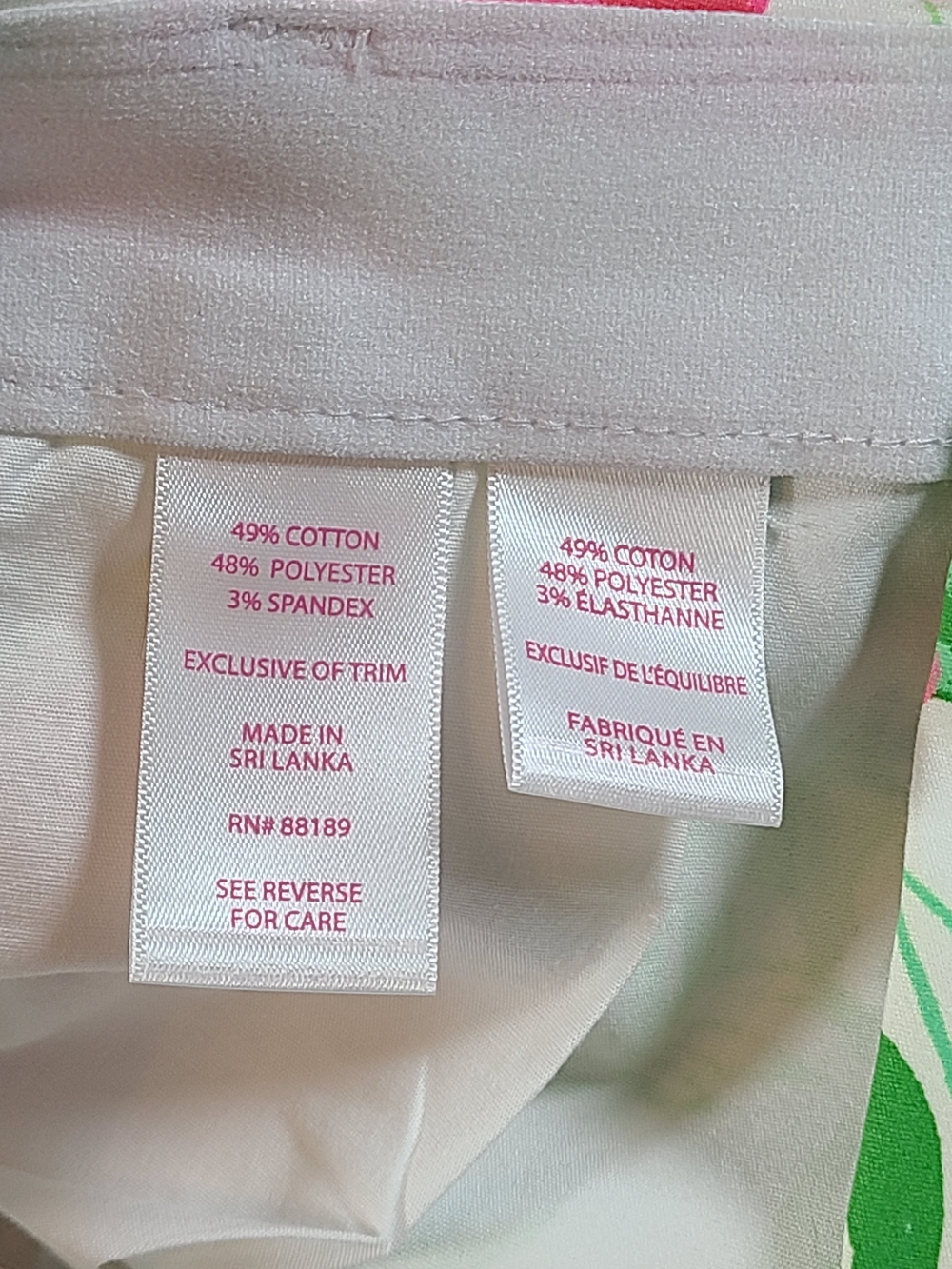 Lilly Pulitzer Womens 4 Ana High Rise Pant Multi Poppy Party Zip Pockets Charm - Picture 4 of 13